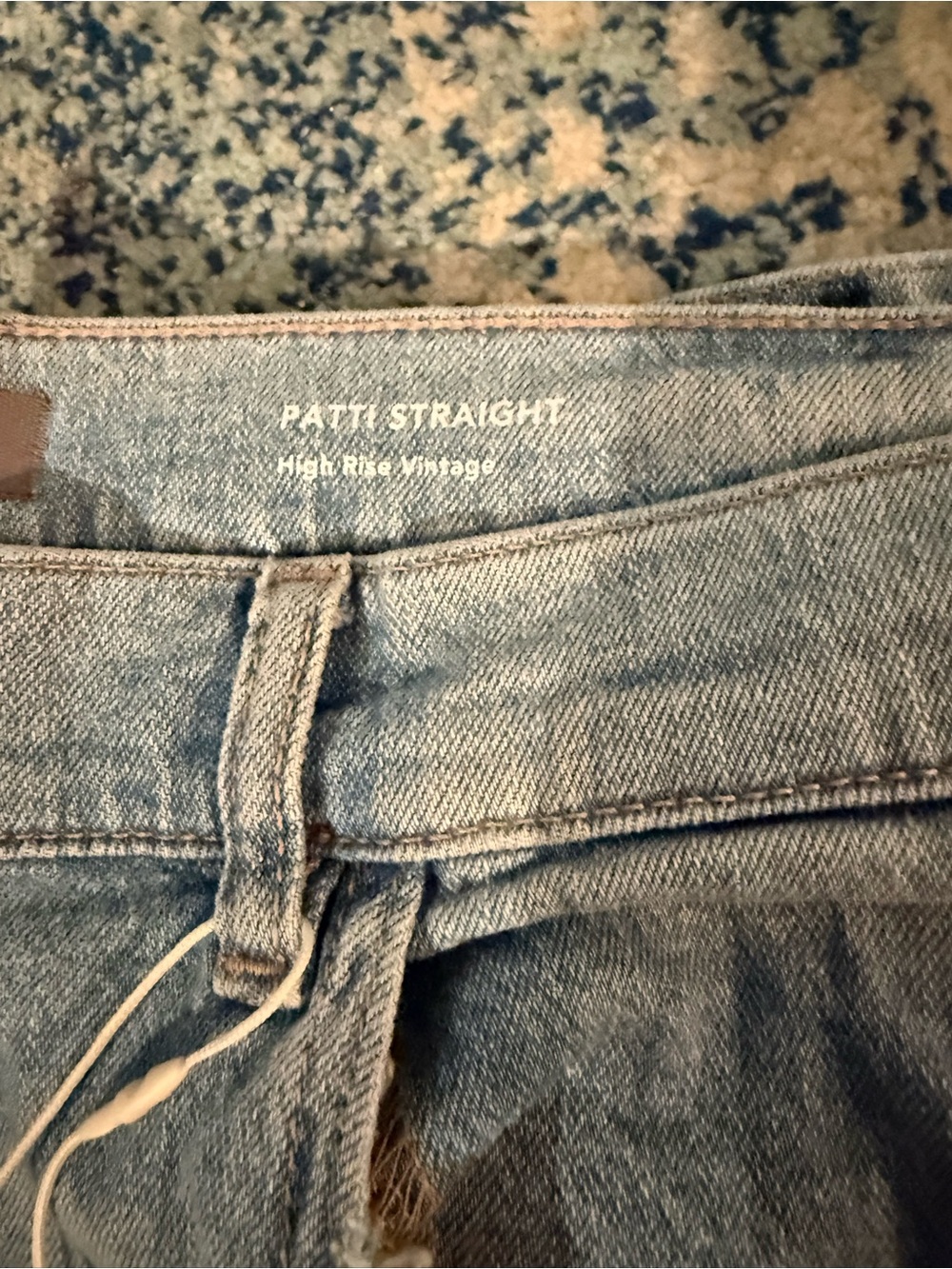 New dl 1961 Patti straight jeans w contrast stripe on sides sz 31 - Picture 2 of 9